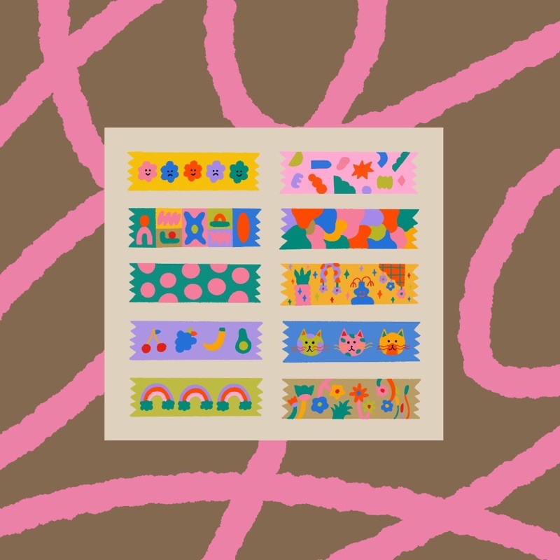 

'Not-So-Washi-Tape' Sticker