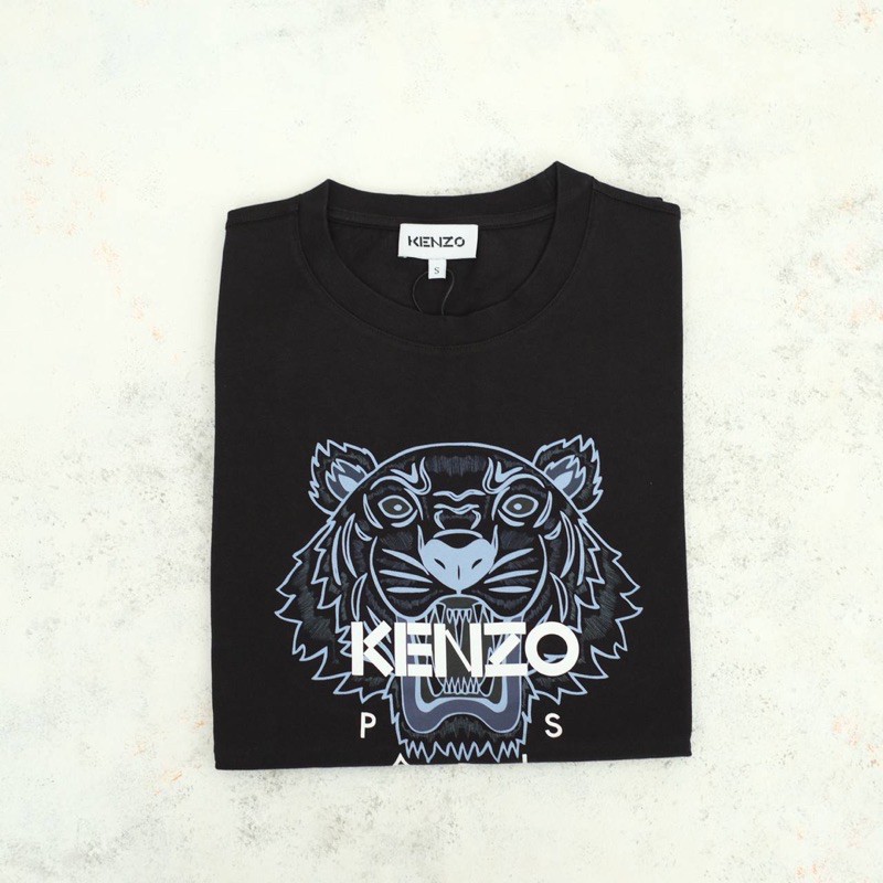 Kenzo Tshirt Dress Black Tiger For Women