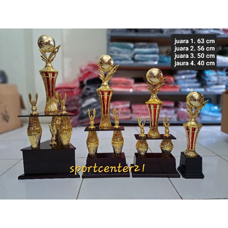 PIALA BOLA FUTSAL SET JUARA 1-2-3-4 GARIS