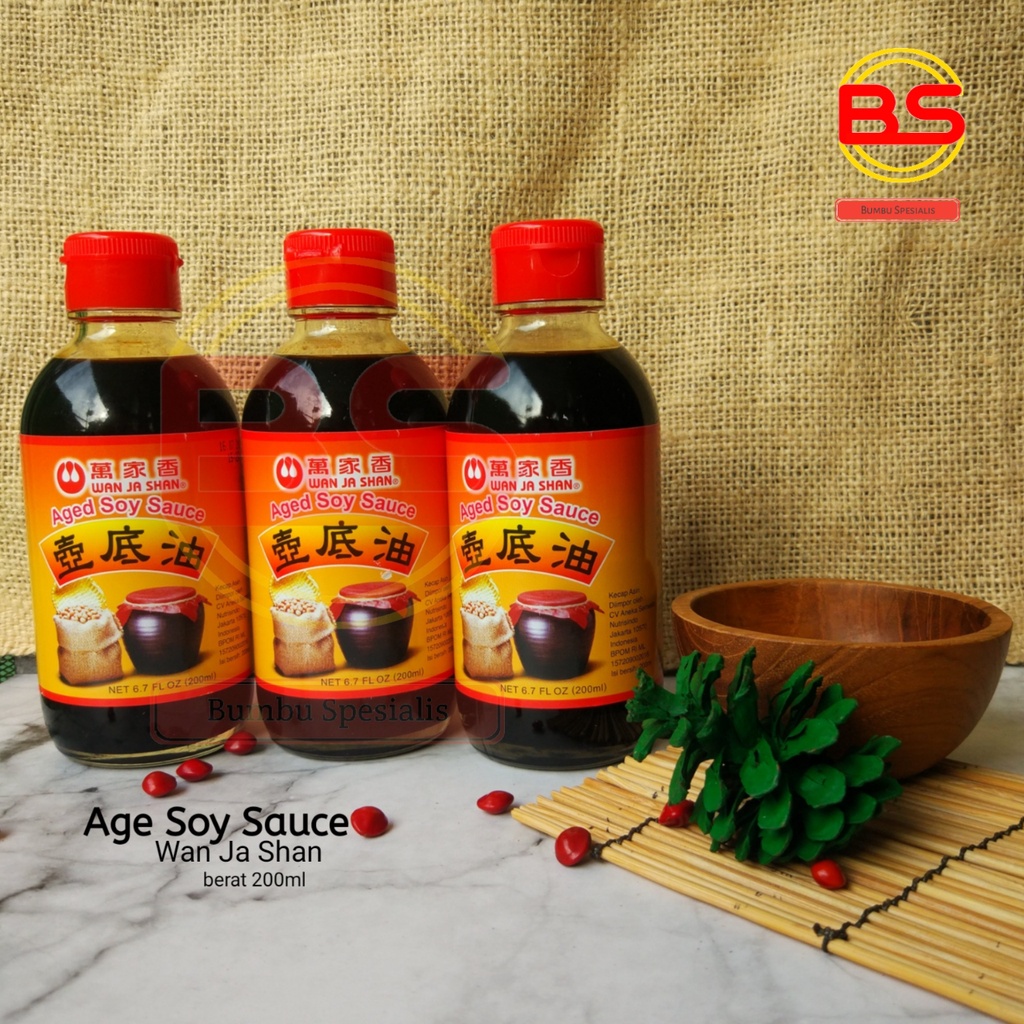 Wan ja shan aged soy sauce 200 ml - Kecap Asin Fermentasi