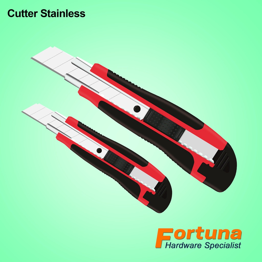 

FORTUNA Pisau Cutter Besar 18mm l Pisau Kater l Cutter Knife