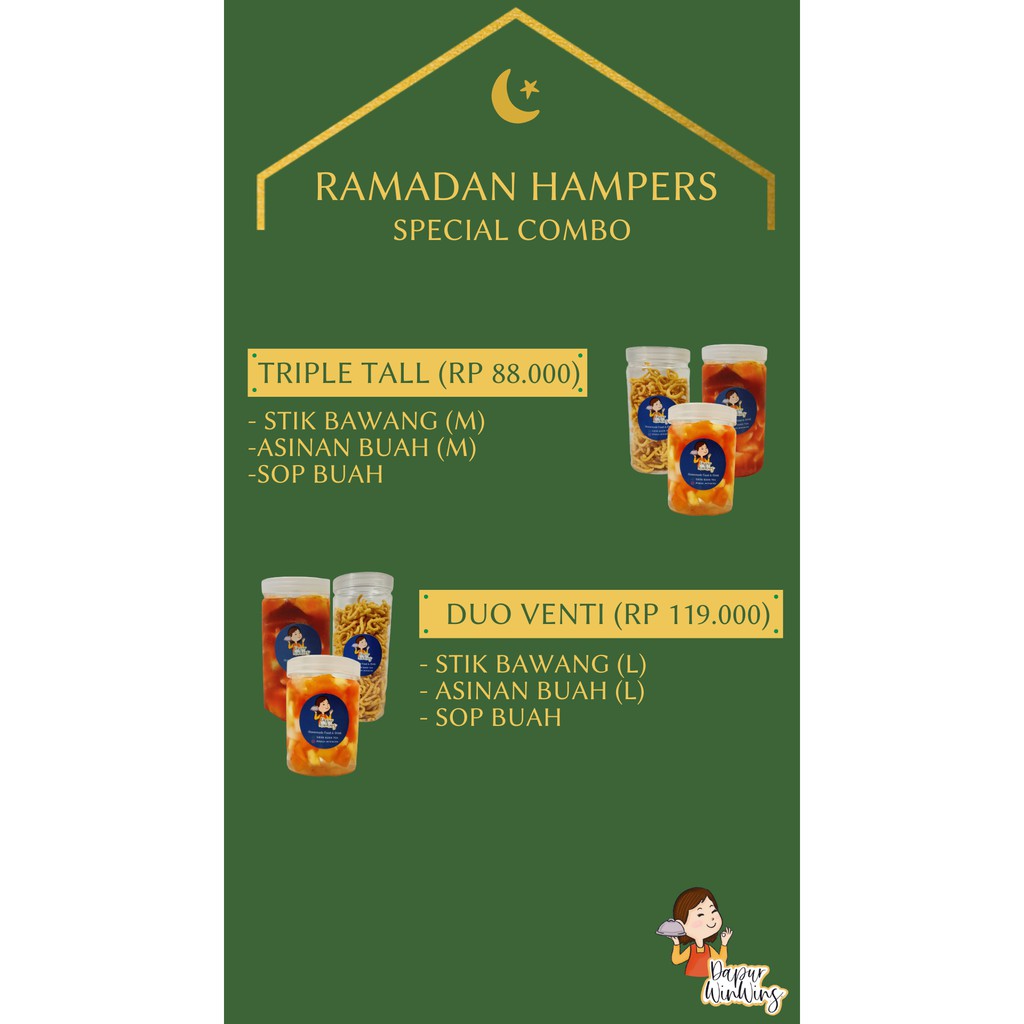 

[DUO VENTI] RAMADHAN HAMPERS SEGER/SEGAR MURAH
