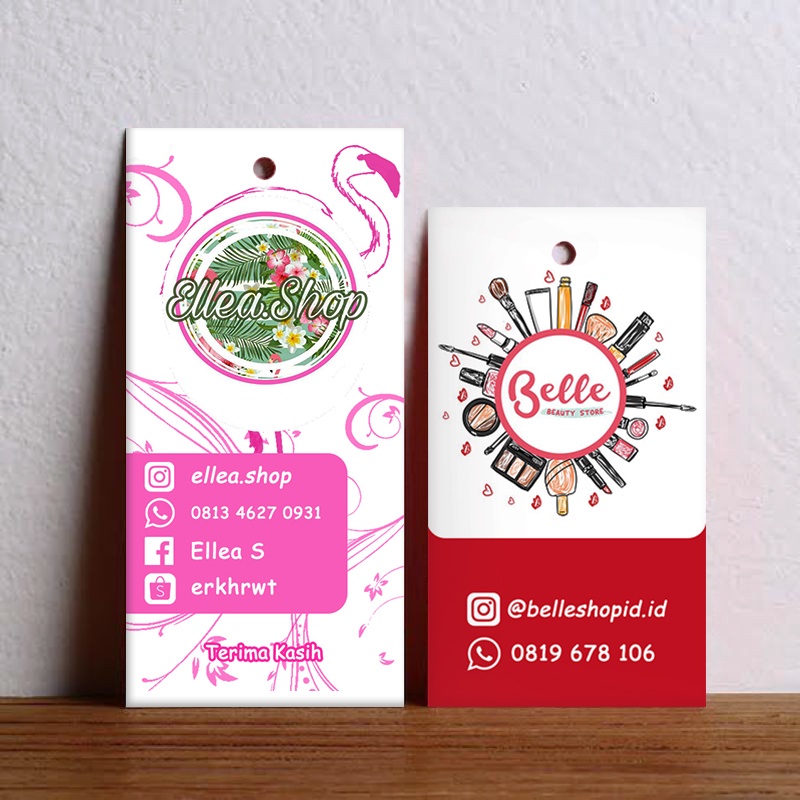 

hang tag tebal 350gsm paket 500 pcs gratis desain