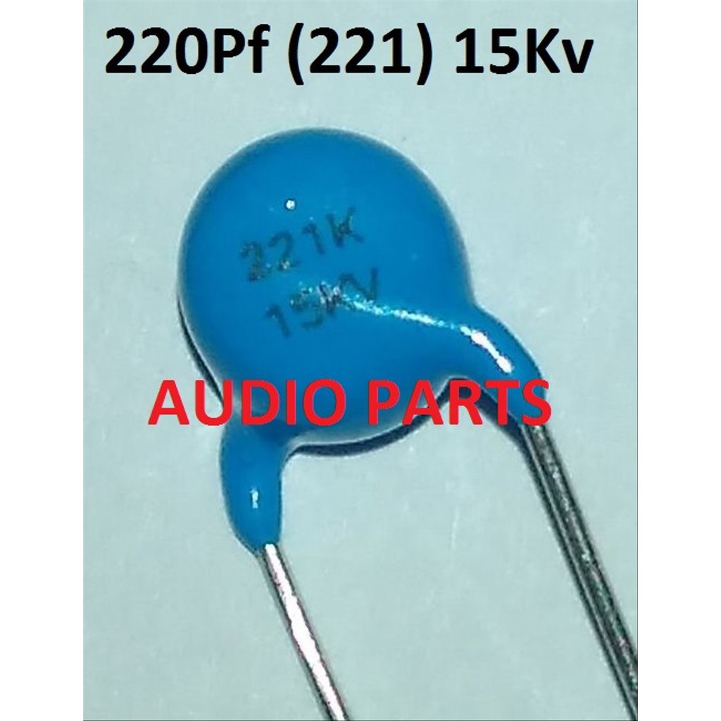 Kapasitor 220pf 220 pf 221 15kv 15 kv  keramik film  High Voltage Capacitor [SALE]off40%