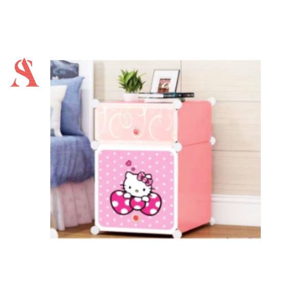 LEMARI MINI KARAKTER/ LEMARI PLASTIK / LEMARI PORTABLE ANTI AIR