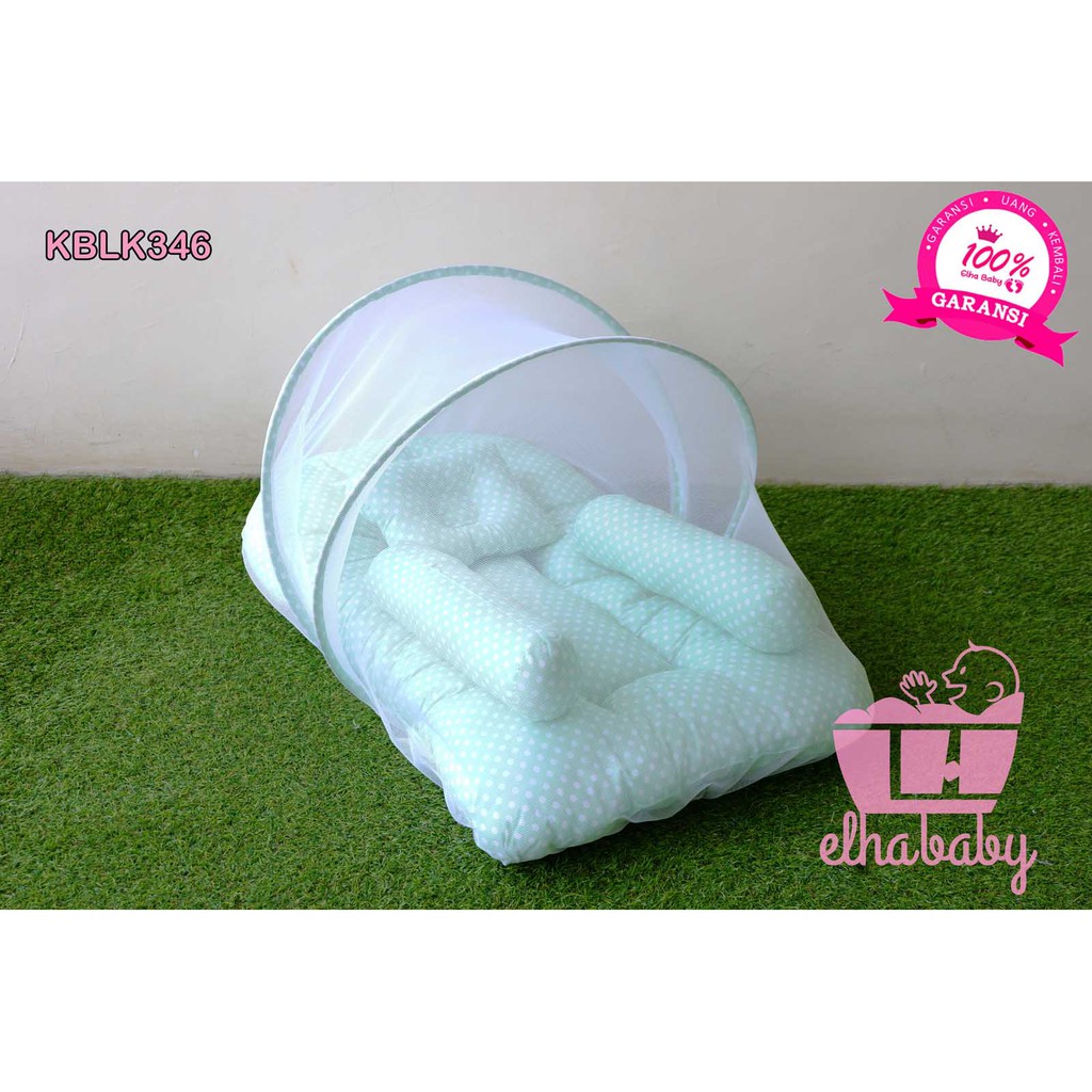 Kasur Tempat Tidur Bayi Set Kelambu Murah Paket Produk Perlengkapan Peralatan Bedding Baby Newborn