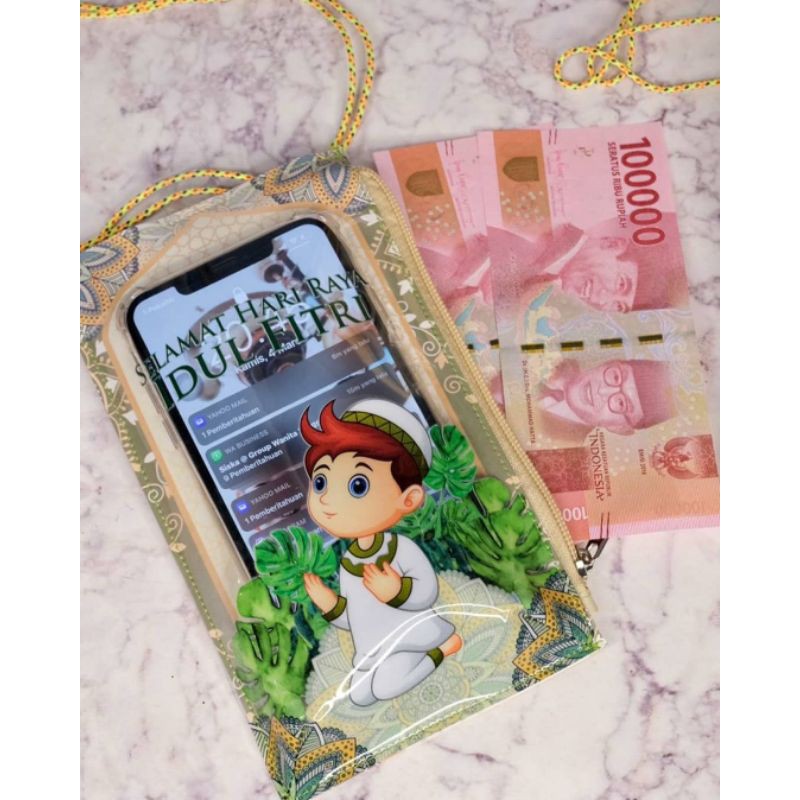 

Jolish Case/ pouch lebaran/souvenir idul fitri/souvenir anak/tas custom/barang promosi/pouch custom