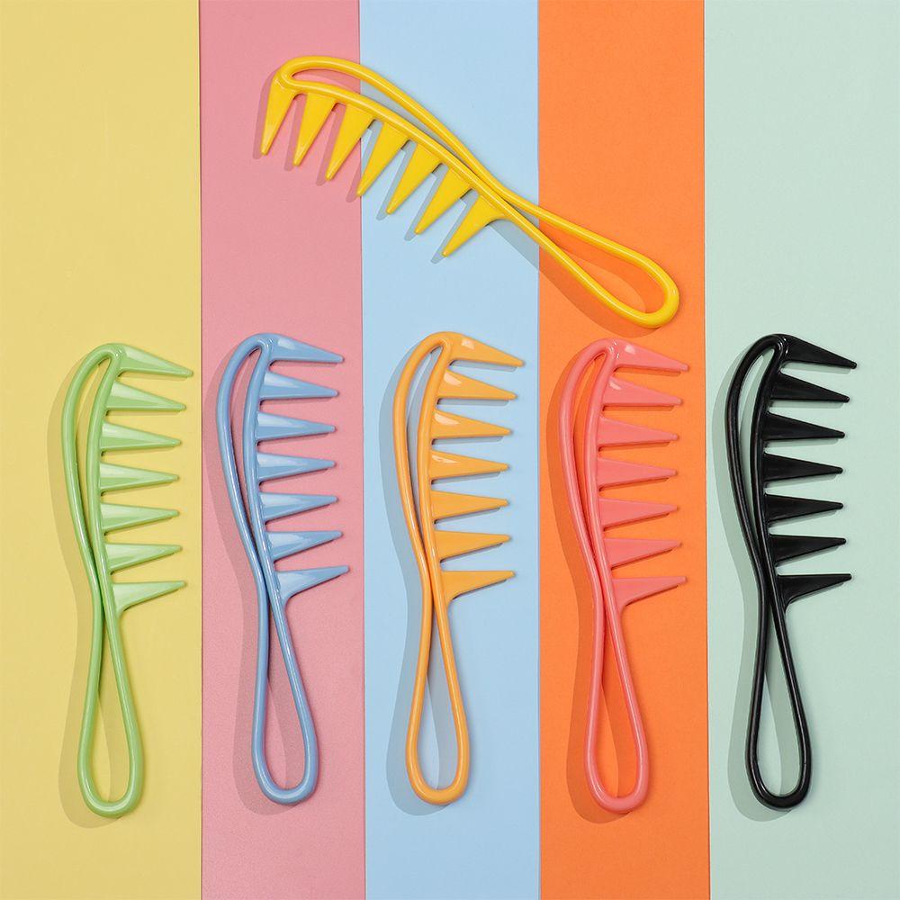 Top Detangling Sisir Pria Styling Profesional Wet Dry Hair Handgrip Perawatan Rambut &amp; Styling