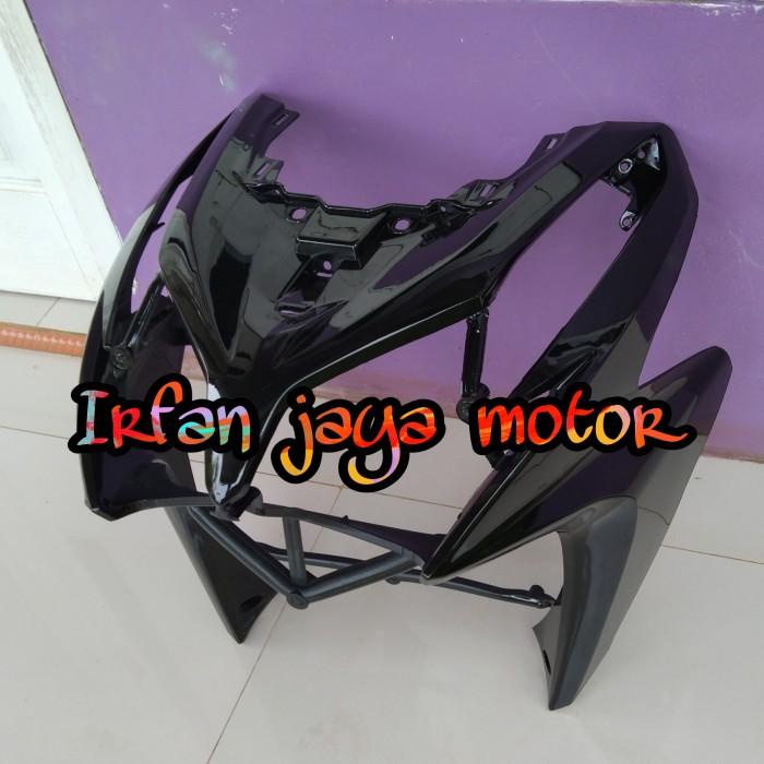 Cover tameng body depan vario 125 fi old hitam