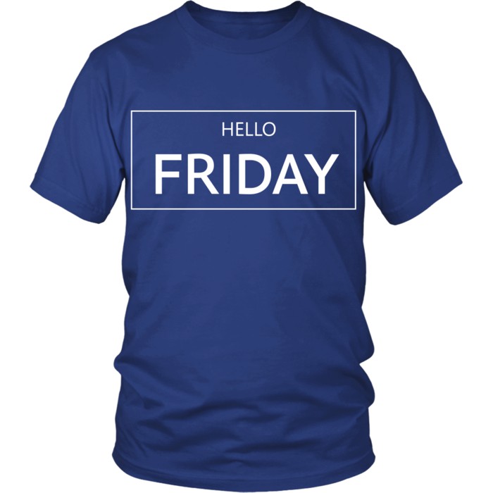 KAos Tshirt Baju Combed 30S distro TGIF Hello Friday Weekend Vibes