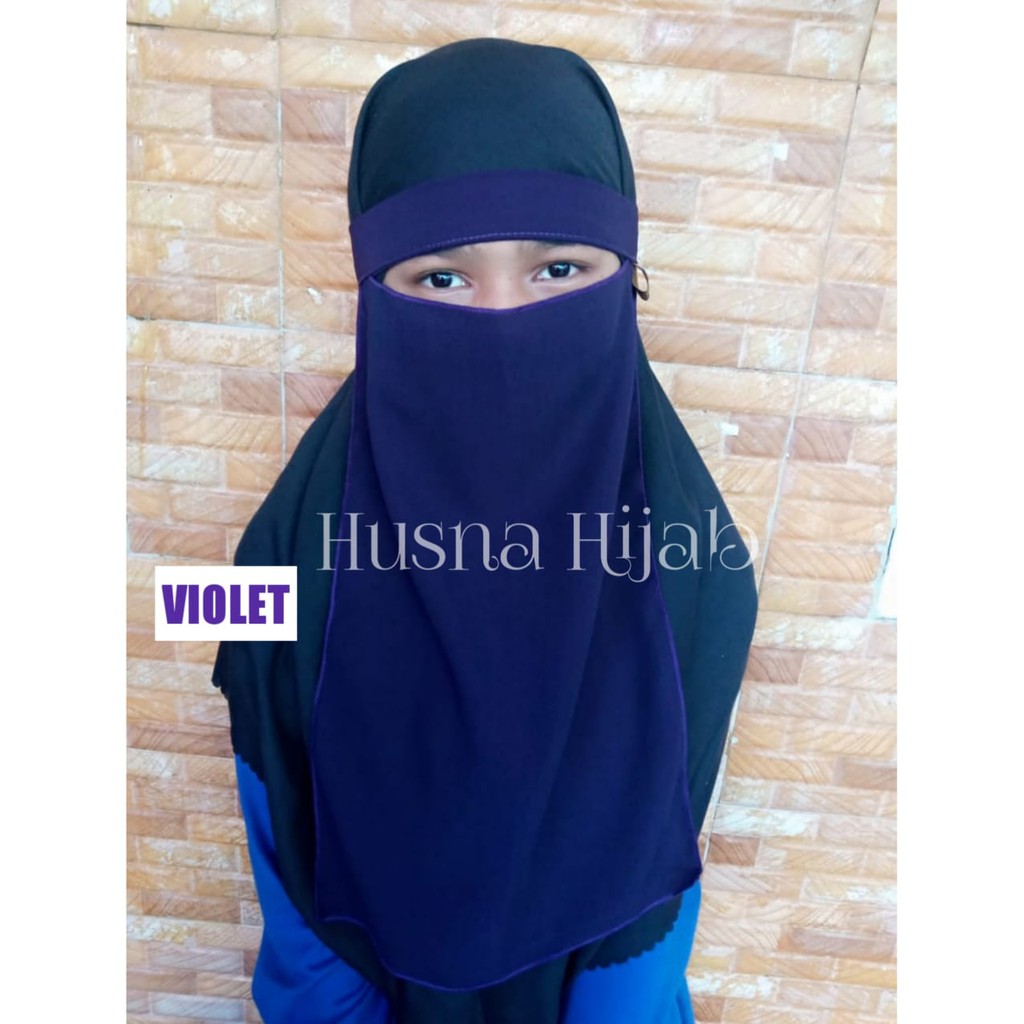 [HUSNA HIJAB] Cadar Bandana Anak / Cadar Anak / Cadar Bandana Polos Untuk Anak