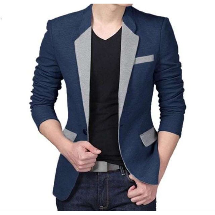 Jas blazer navy/ Blazer kekinian/ blazer navy