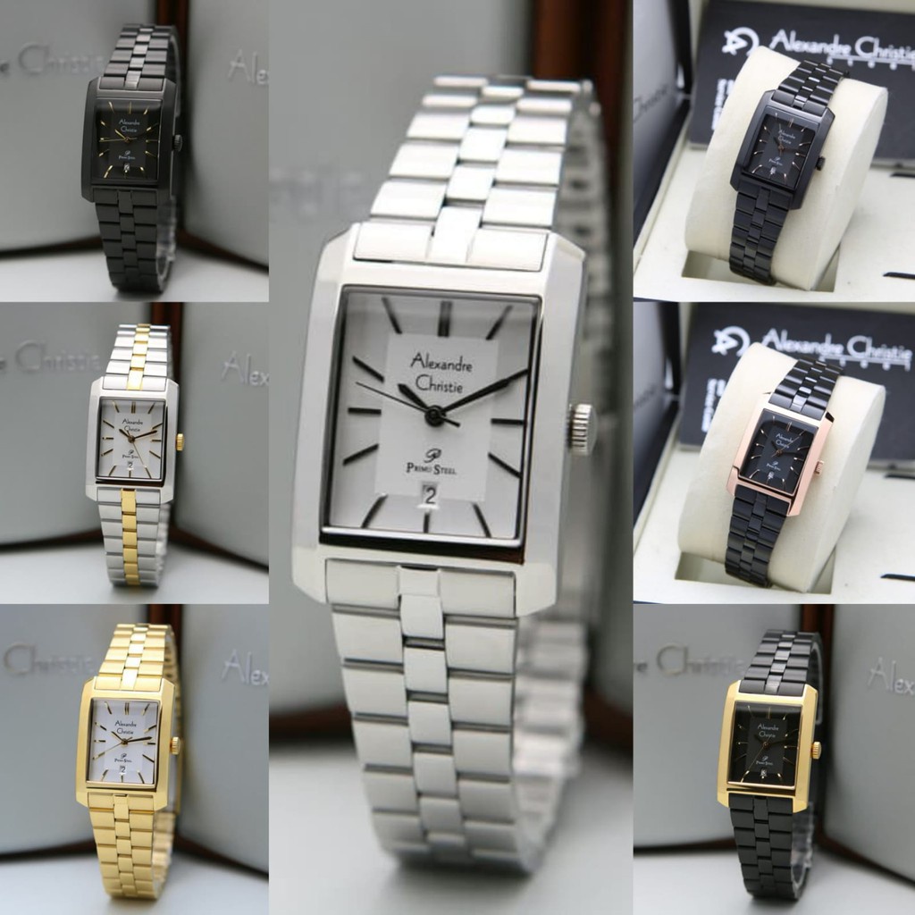 JAM TANGAN WANITA ALEXANDRE CHRISTIE AC 1019 / AC1019 RANTAI ORIGINAL GARANSI 1 TAHUN