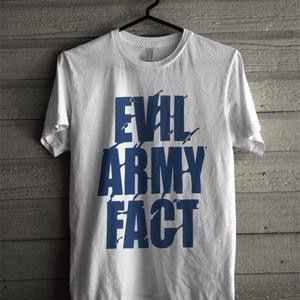 Tshirt / Baju / Kaos Evil Army - Putih