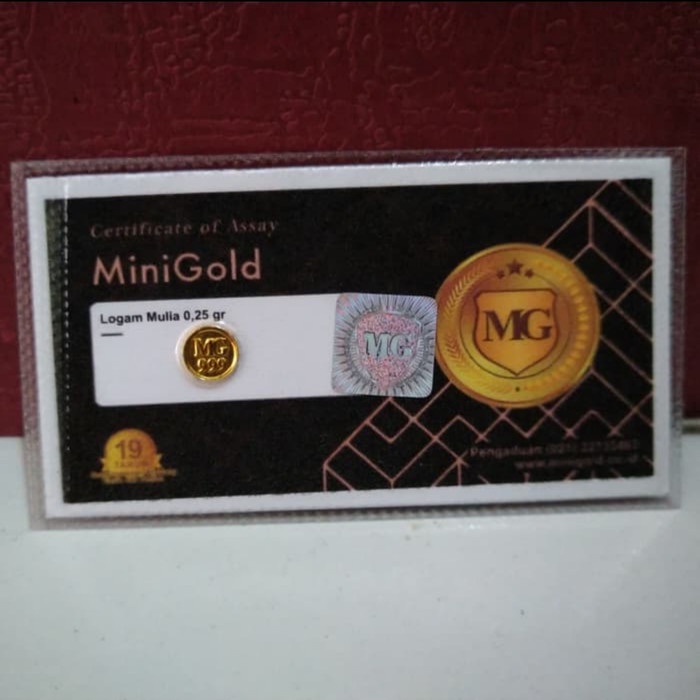 ( Hanya Untuk Gift) Gift Emas Mini Gold Original-3