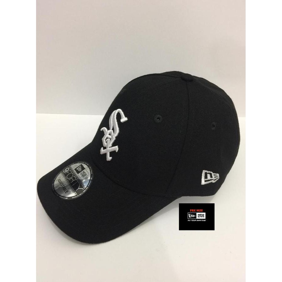 HEMAT TOPI NEW ERA ORIGINAL CHICAGO SOX WHITE BLACK WHITE