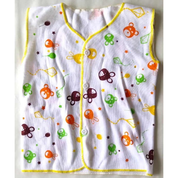 Baju Katun Baby New Born TERDAFTAR SNI / Baju Bayi Model Lengan Pendek - Panjang - Buntung SE206