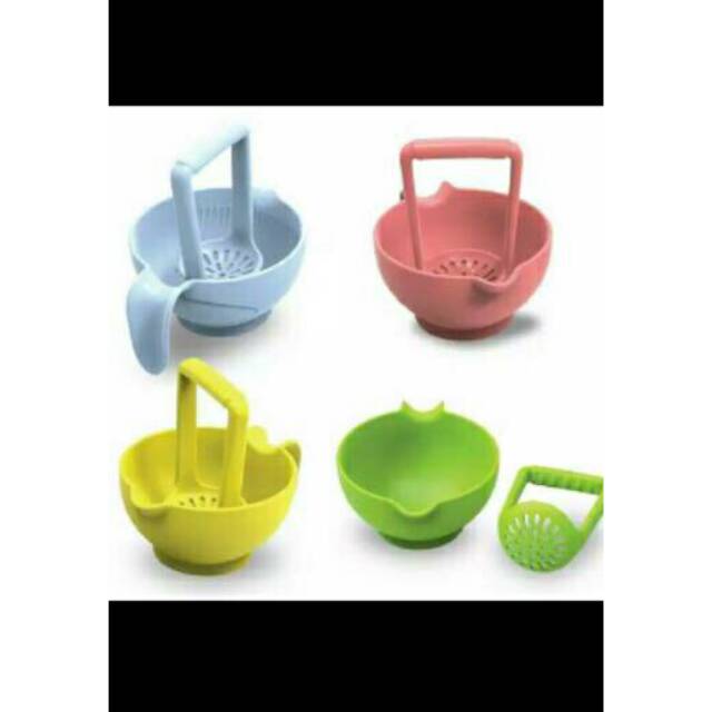 Babysafe food masher bowl mangkok penghalus makanan MPASI