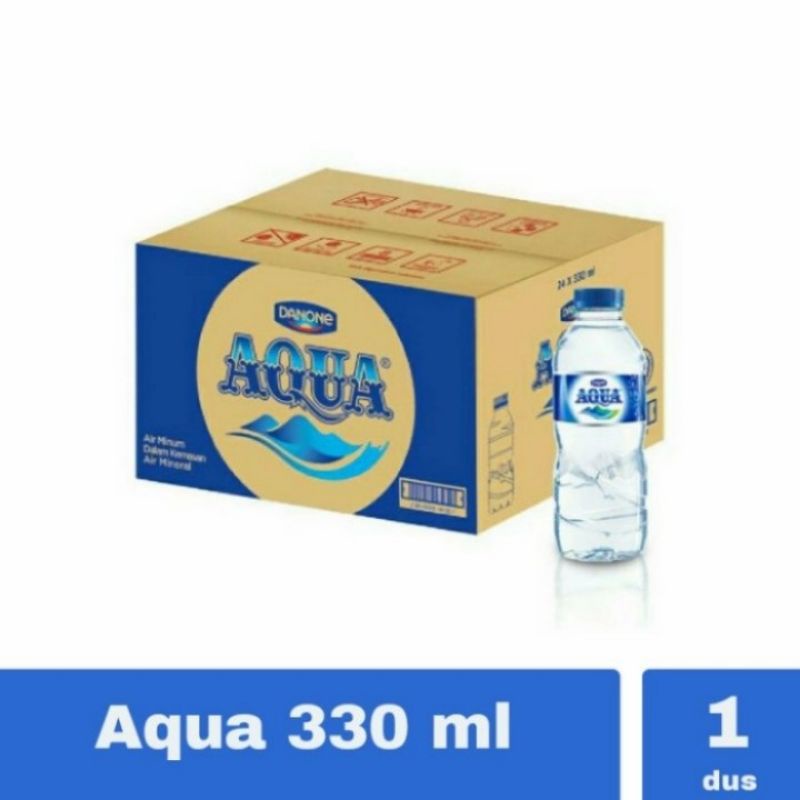 

Aqua mini 330ml - 1dus isi 24botol