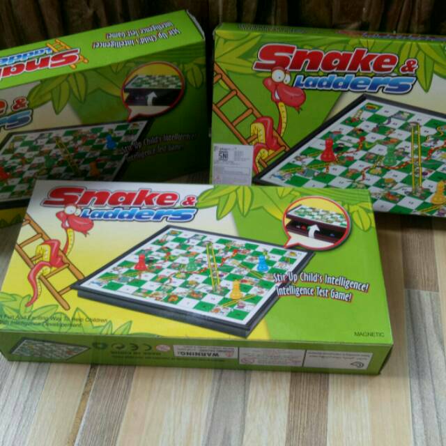 Snake Ladders / Ular Tangga Magnet / Permainan Ular Tangga
