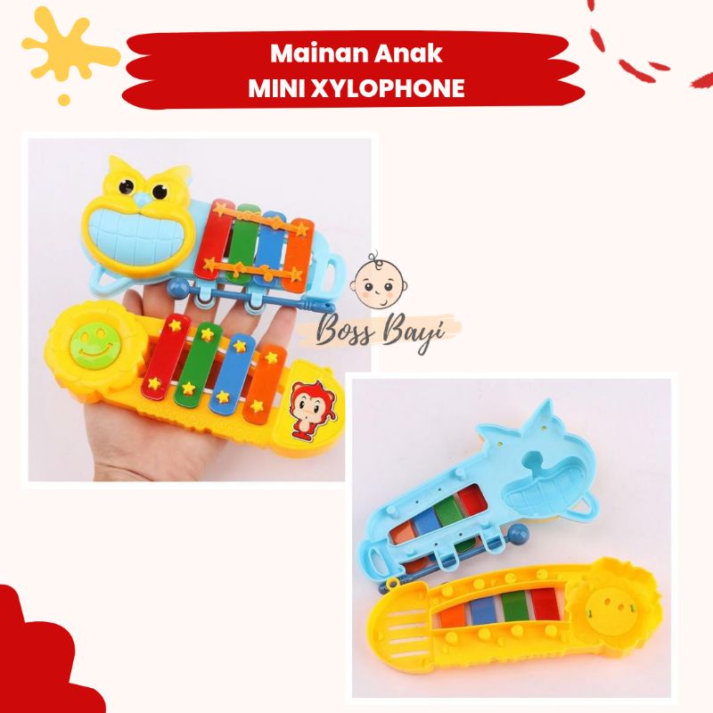 Mainan Anak Mini Xylophone / Kolintang Kecil / Mainan Alat Musik Pukul