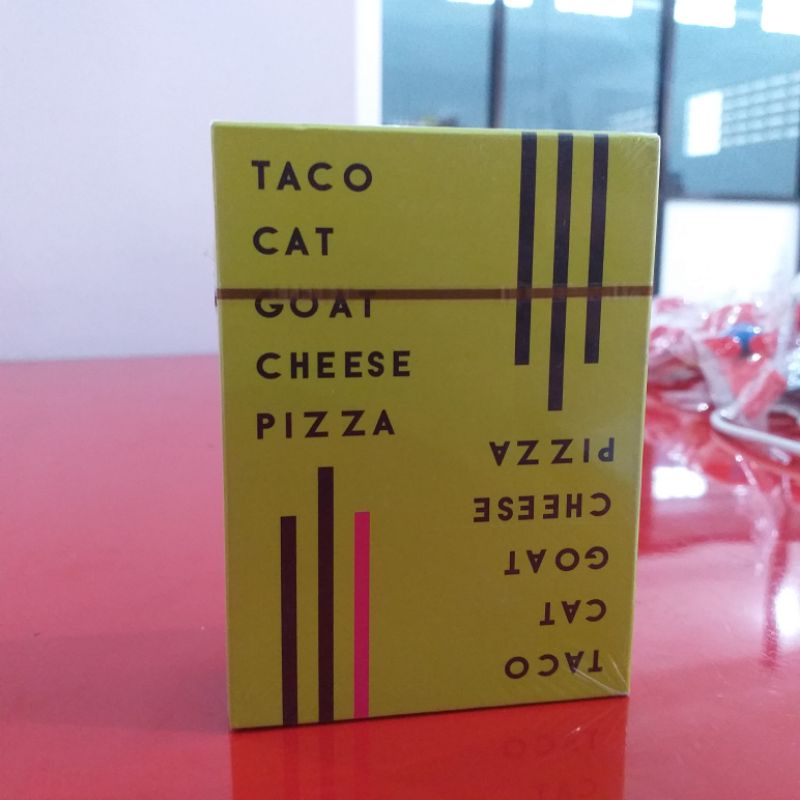 TACO CAT GOAT CHEESE PIZZA board game