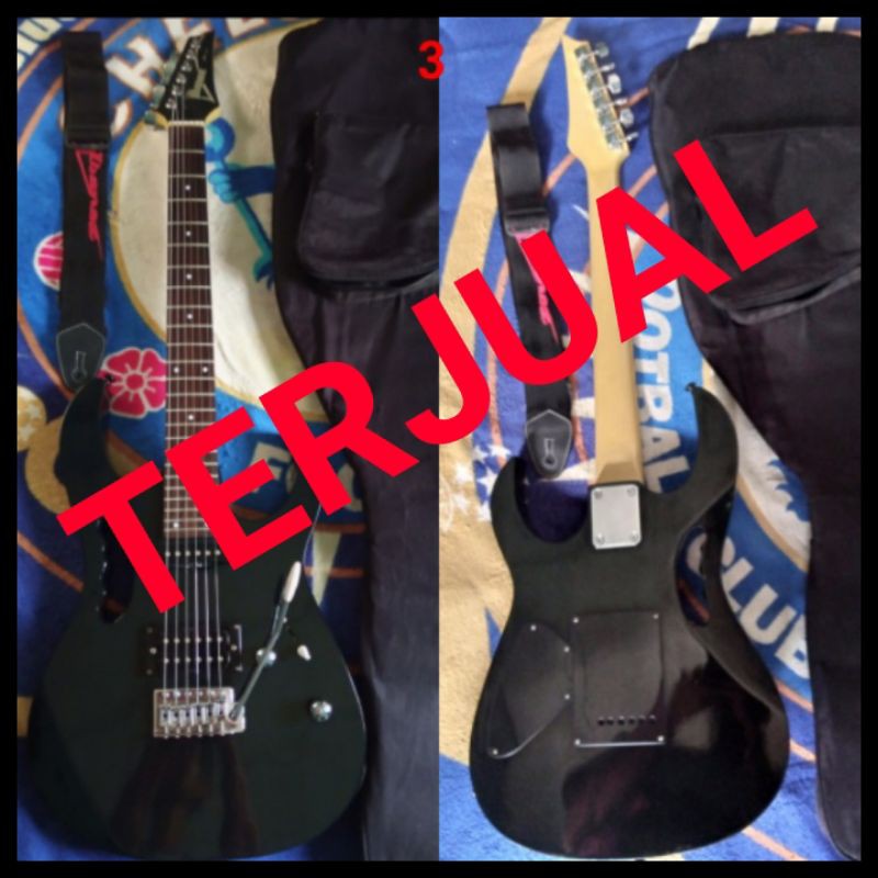 gitar ibanez RG series custom/replika