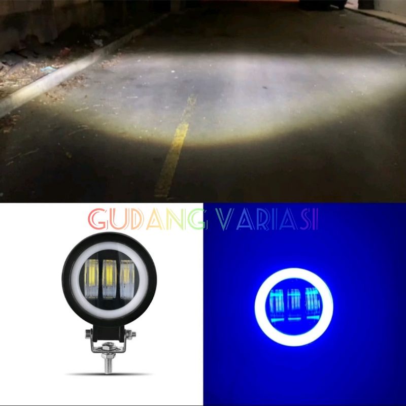 LAMPU DEPAN DAYMAKER PREDATOR 16 LED COBRA DOT SAE