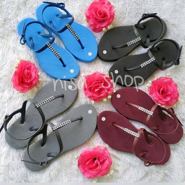 Sandal wanita sandal strapy boloni