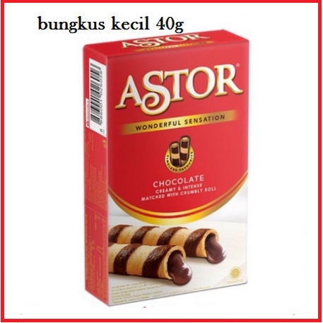 Astor Wafer stick Coklat Box kecil 40g