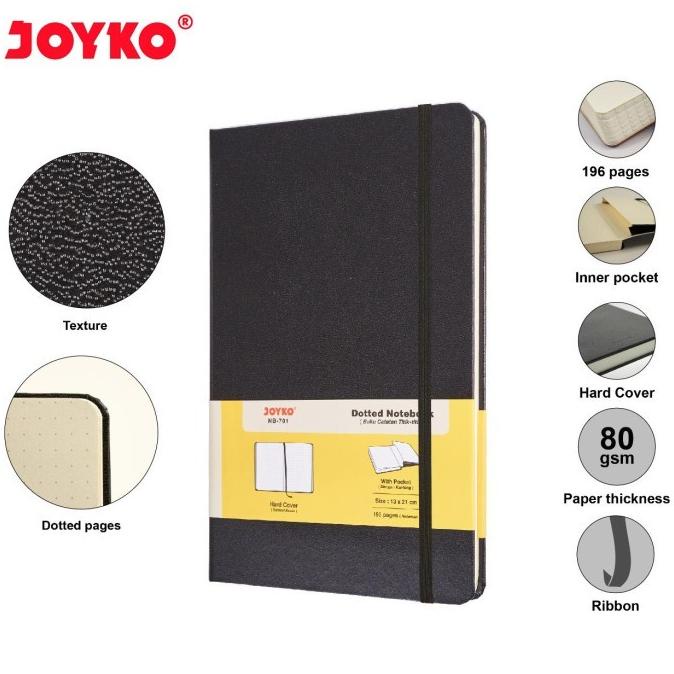 

hanya disini] Joyko Plain Notebook NB-703 Buku Catatan Sampul Hard Cover 13x21cm