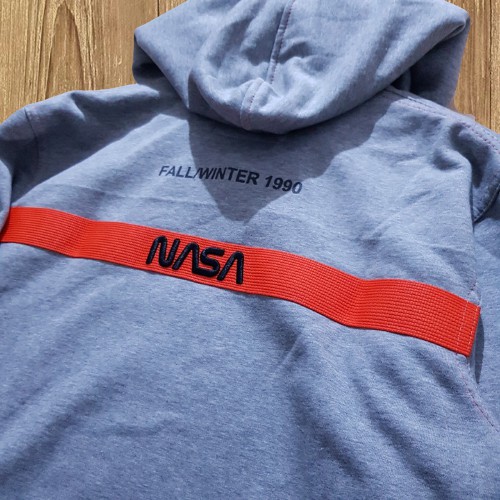 H&M Hoodie Nasa Sale / Jaket Hoodie H&M / Jaket Hnm / Hoodie Nasa - Font White NASA X HERON PRESTON