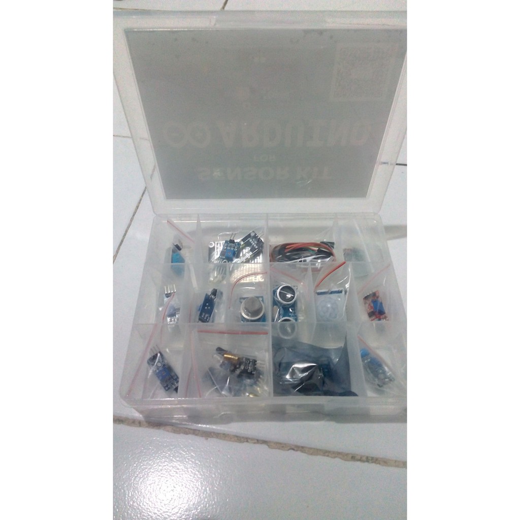 16 in 1 modul sensor kit for arduino & raspberry with box