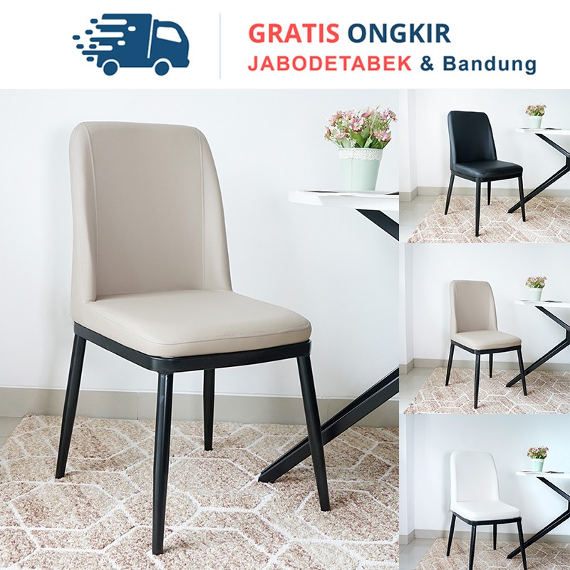 iCreate Welly Kursi Makan - Kursi Santai - Kursi Multifungsi - Kursi cafe - Minimalis