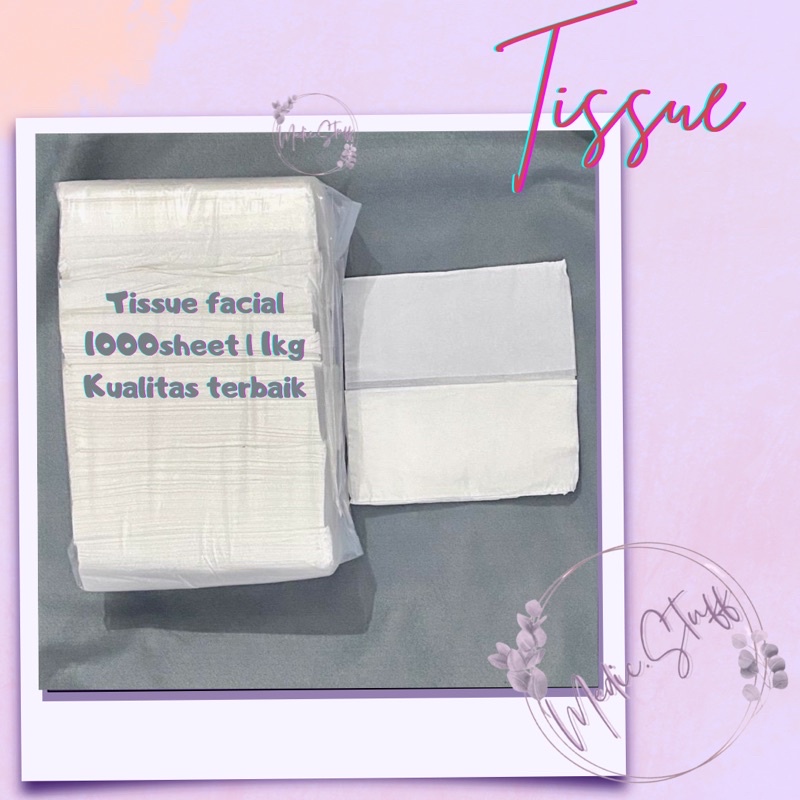 Jual TISSUE WAJAH TISSUE FACIAL TISSUE SERBAGUNA MURAH KEMASAN 1KG