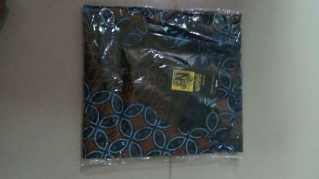 M L Xl Xxl Xxxl Kemeja Batik Baju Batik Pria Lengan Panjang Sogan Seno Kawung Manda Hits