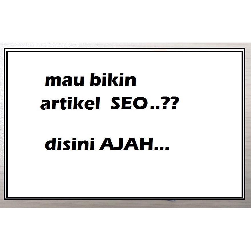 

jasa bikin artikel SEO