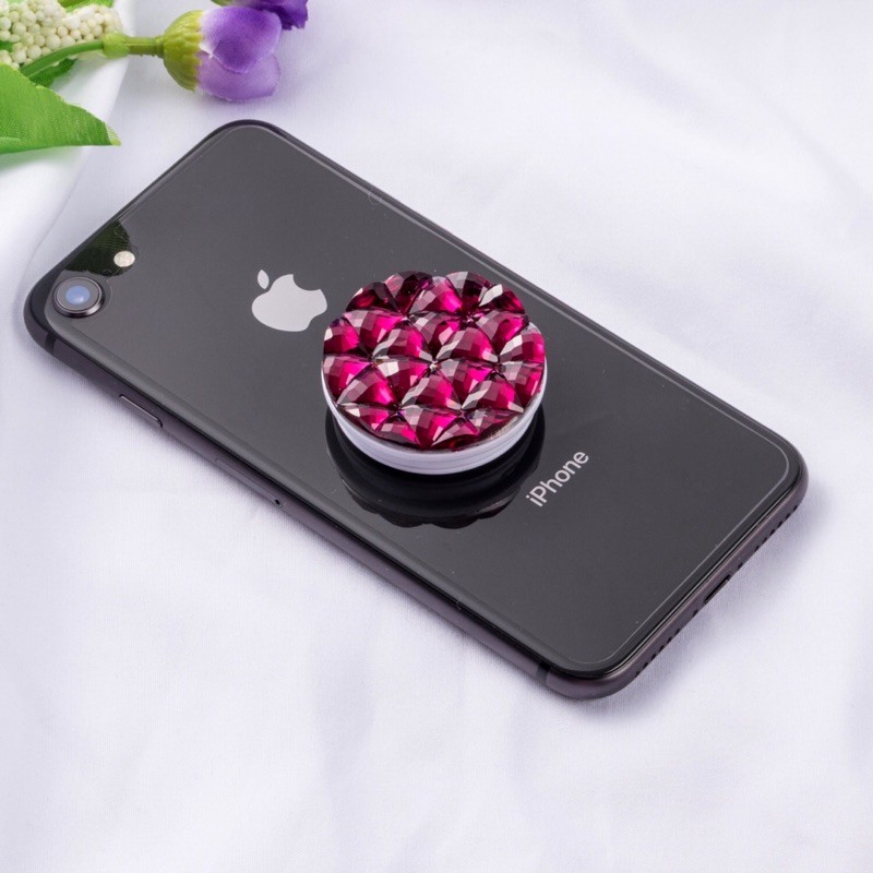 3D Popsocket Diamond Pop Socket / holder hp / pegangan belakang hp