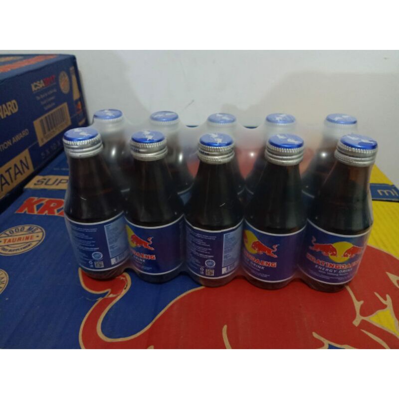 

Kratindaeng Minuman Energy Kratingdaeng Botol Supplement 150 ml x 1 Paket isi 10 pcs