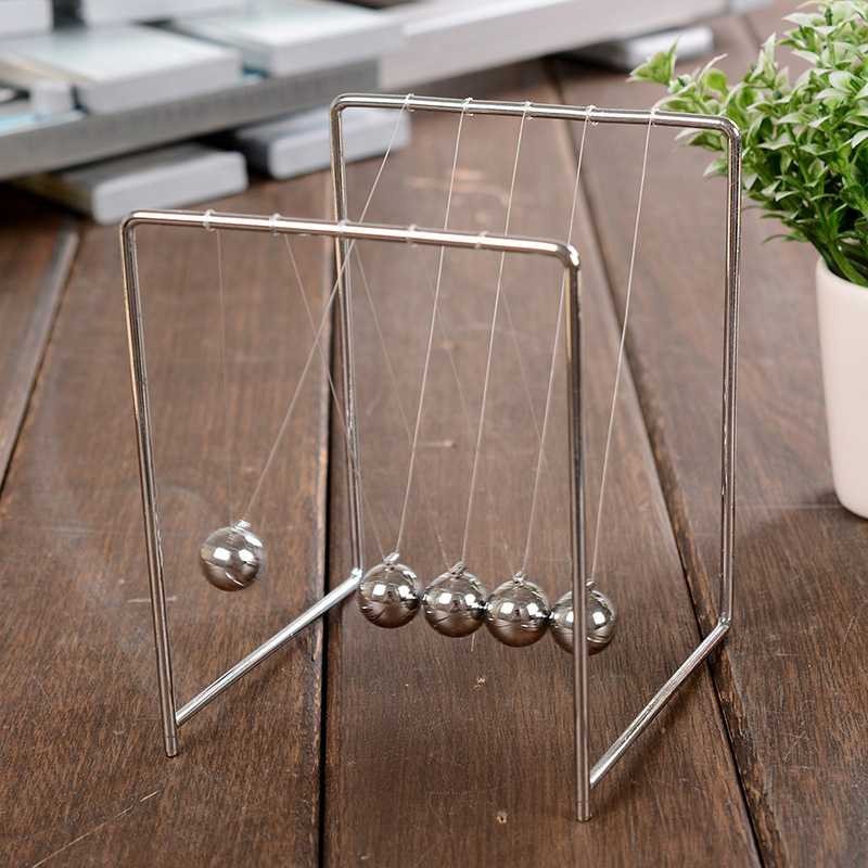 New  Pajangan Meja Pendulum Newton Stainless Steel Size S
