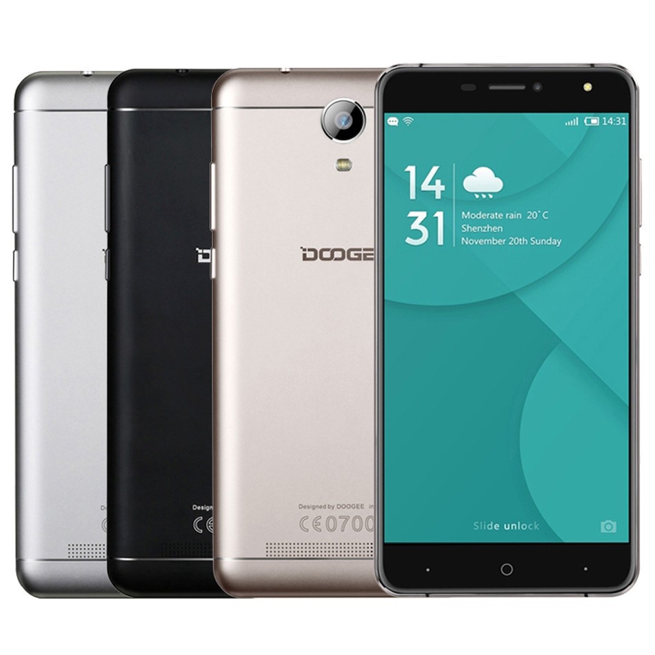 Doogee X7 Pro MTK6537 Quadcore 2GB+16GB 6 Inch HD 5MP+8MP DualCamera Smartphone