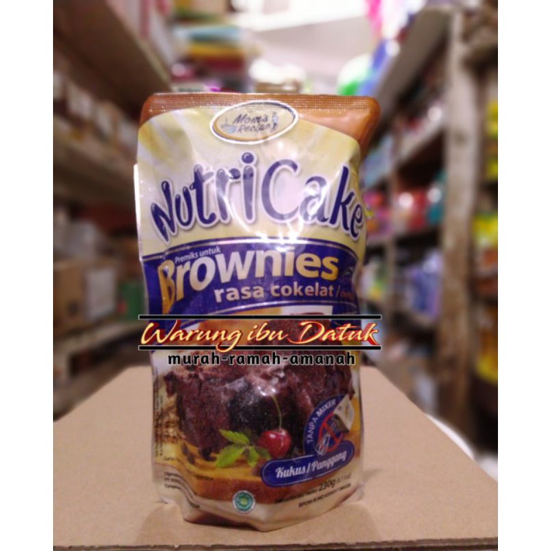 

nutricake brownies rasa coklat 230gr