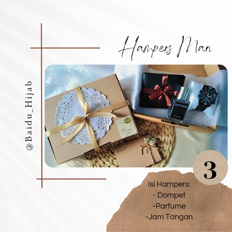 

Hampers Man/Kado Ultah Cowo Hampers Graduation/Hampers Lebaran