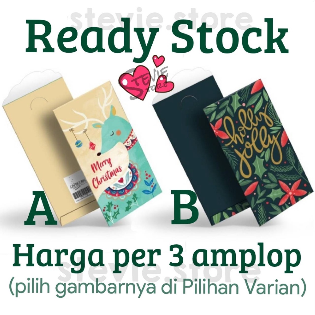 

Amplop Natal Capricorn Christmas Envelopes