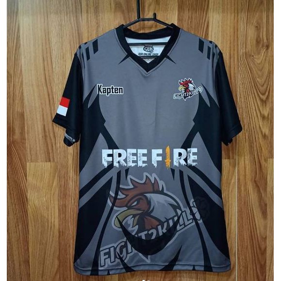 BAJU JERSEY KAOS GAMING CUSTOM GUILD FREE FIRE/ JERSEY CUSTOM FF FULLPRINTING GRATIS TAMBAH NAMA