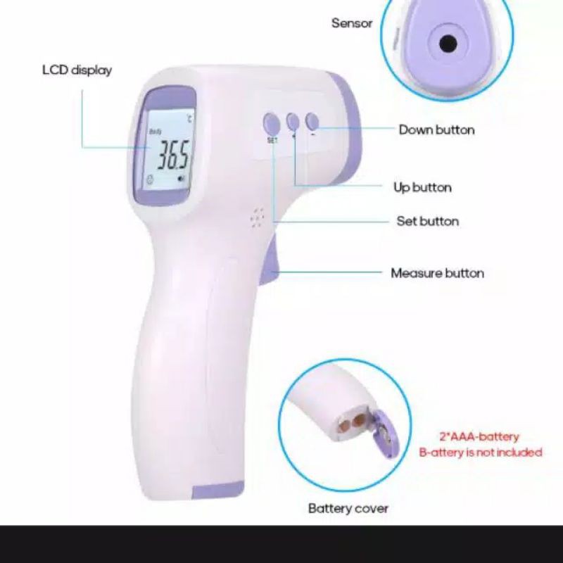 Termometer Thermometer gun digital infrared