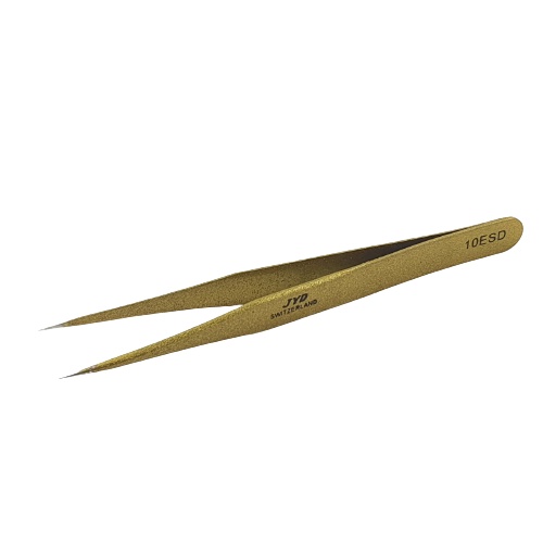 Pinset JYD Gold 11cm Pencapit Lurus 11 cm Tweezer 10 TS ESD