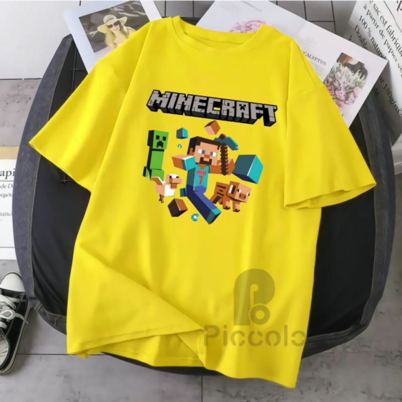 baju kaos anak minicraf unisex bahan premium