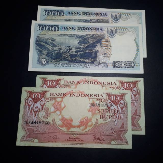 Paket premium D uang kuno mahar 2020 rupiah asli