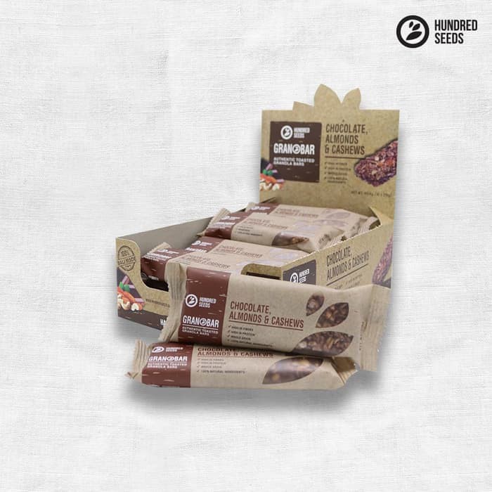 

Granobar Chocolate, Almonds & Cashews I Snack16 Pcs PROMO
